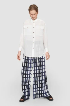 Blur Cotton Skjorte Med Krave-BITTE KAI RAND New