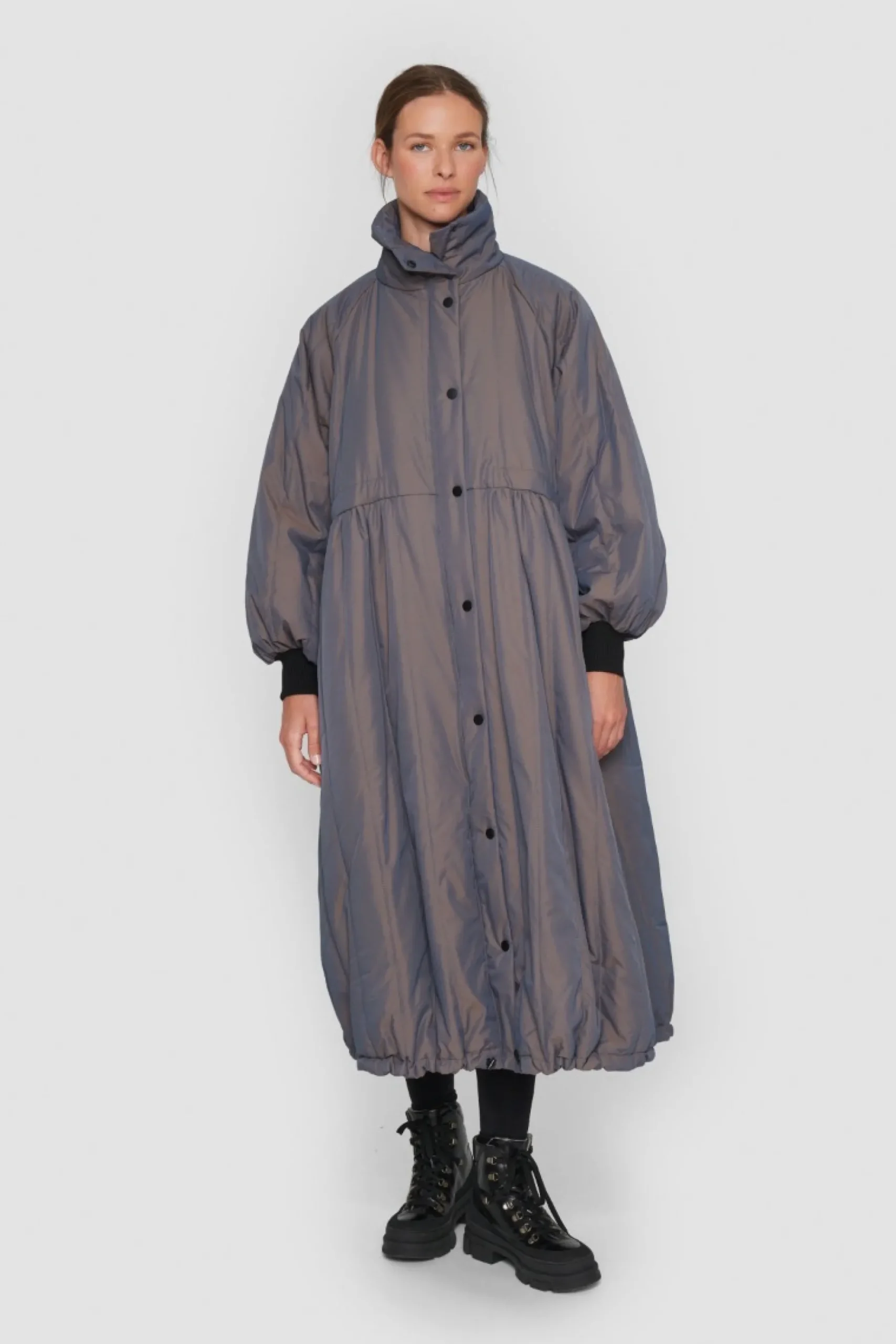 Changeant Nylon Frakke-BITTE KAI RAND Online