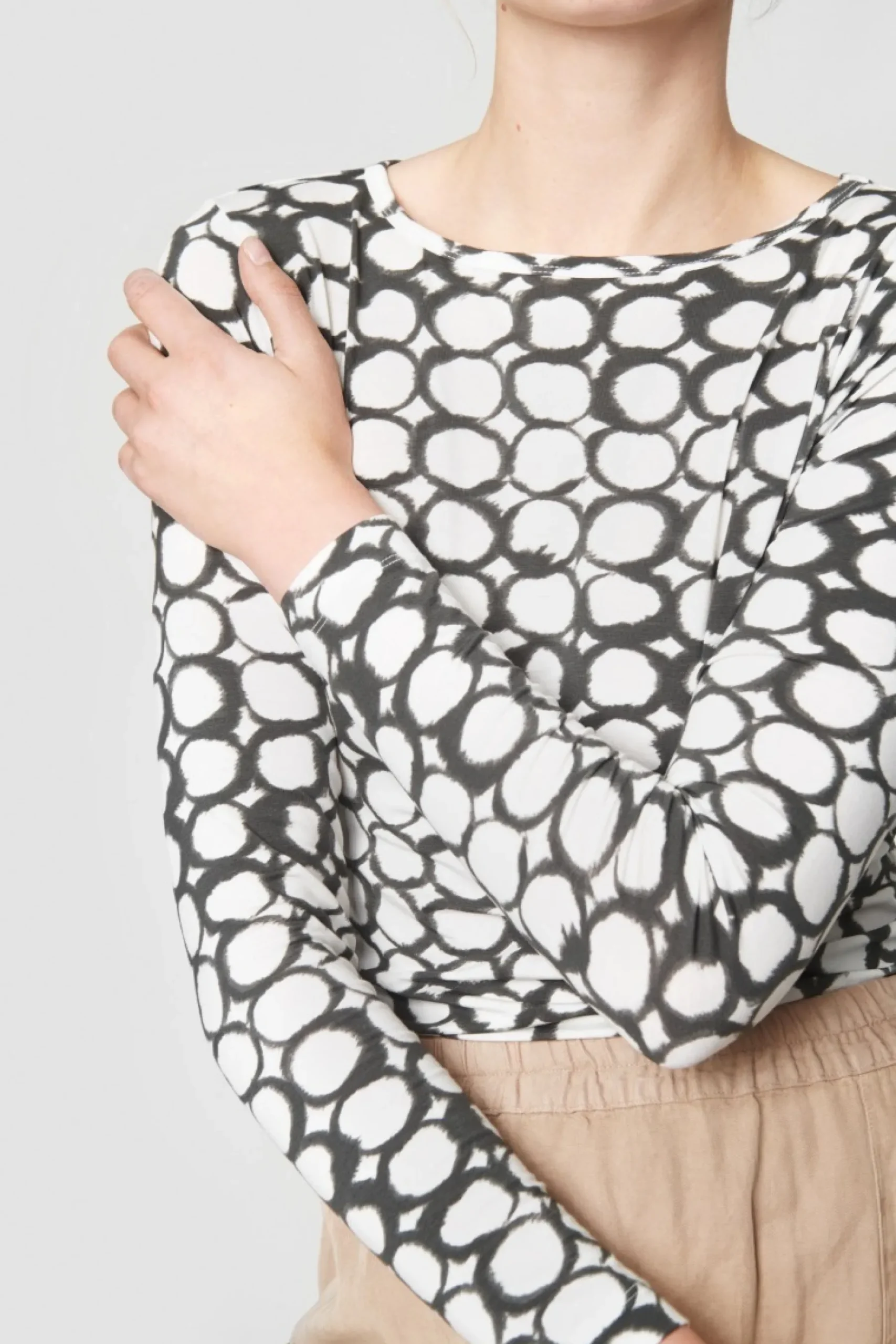 Circle Grid Bluse-BITTE KAI RAND Best