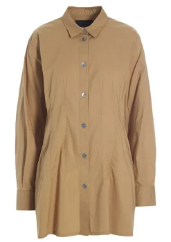 Core Cotton Skjorte Med Krave-BITTE KAI RAND Sale