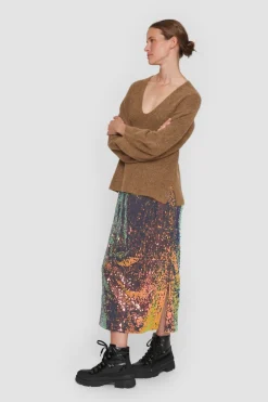 Dandelion Knit Bluse Med V-Hals-BITTE KAI RAND Outlet