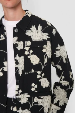 Embroidered Flower Jakke-BITTE KAI RAND Sale