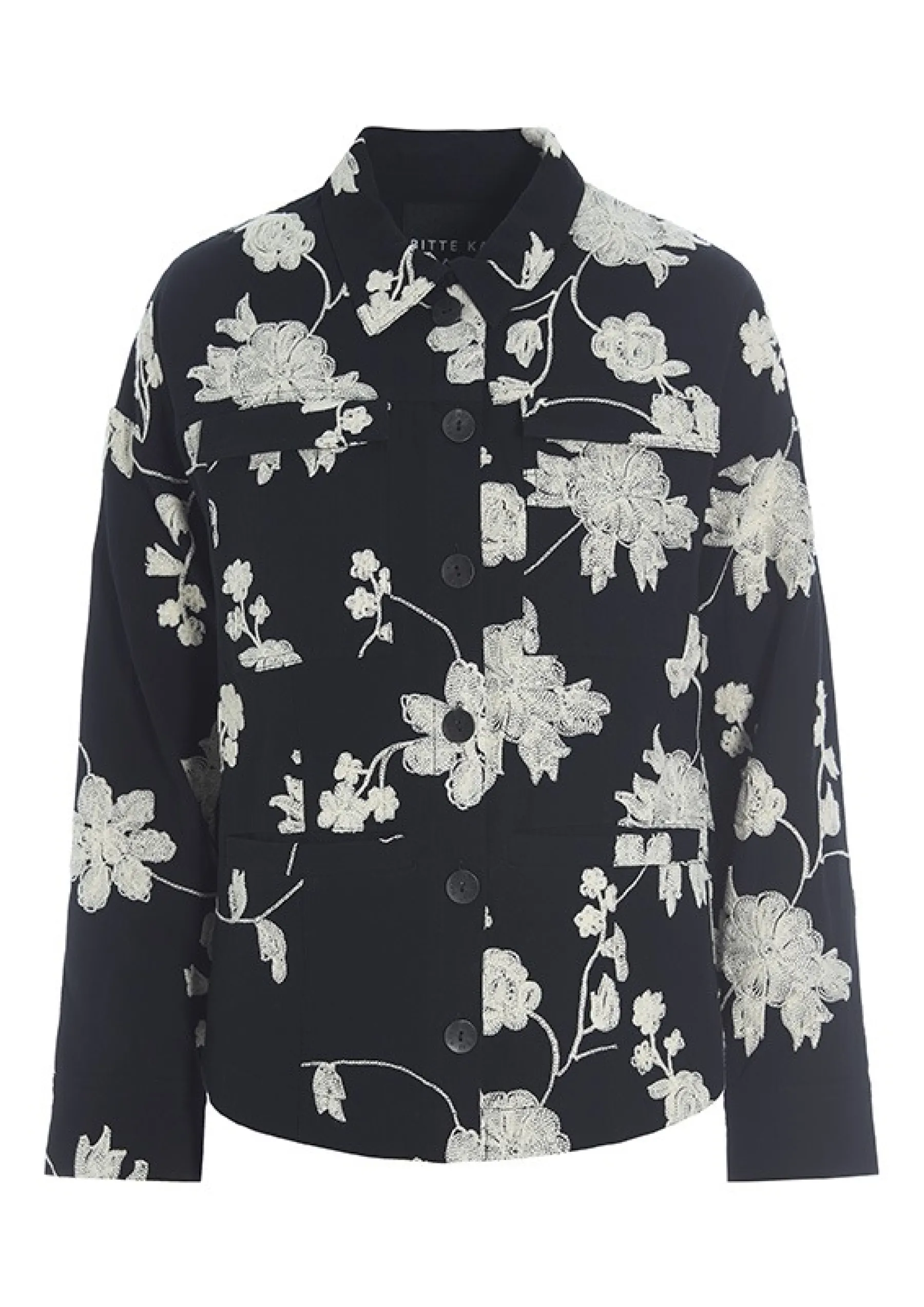 Embroidered Flower Jakke-BITTE KAI RAND Sale