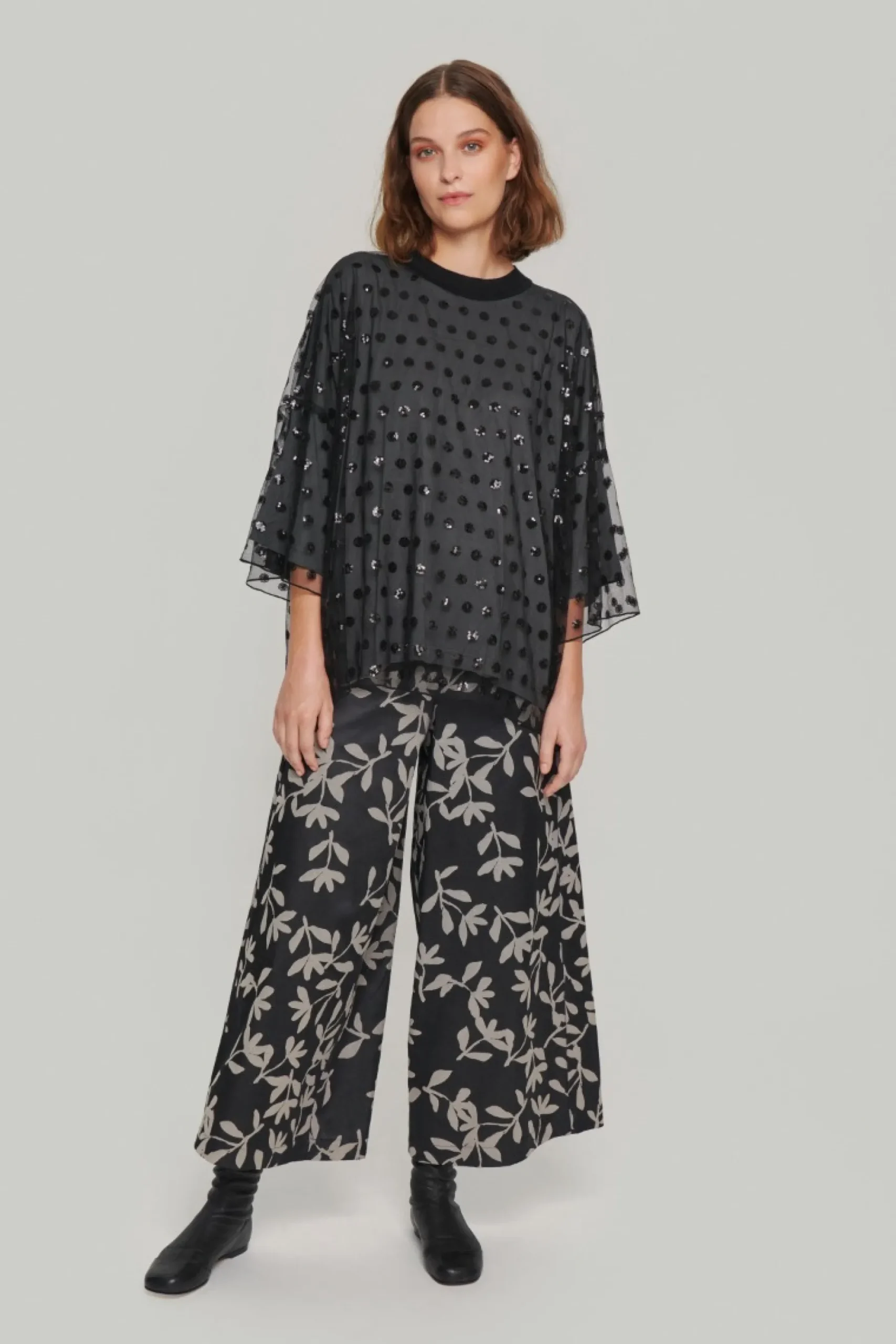 Embroidery Mesh Bluse-BITTE KAI RAND Hot