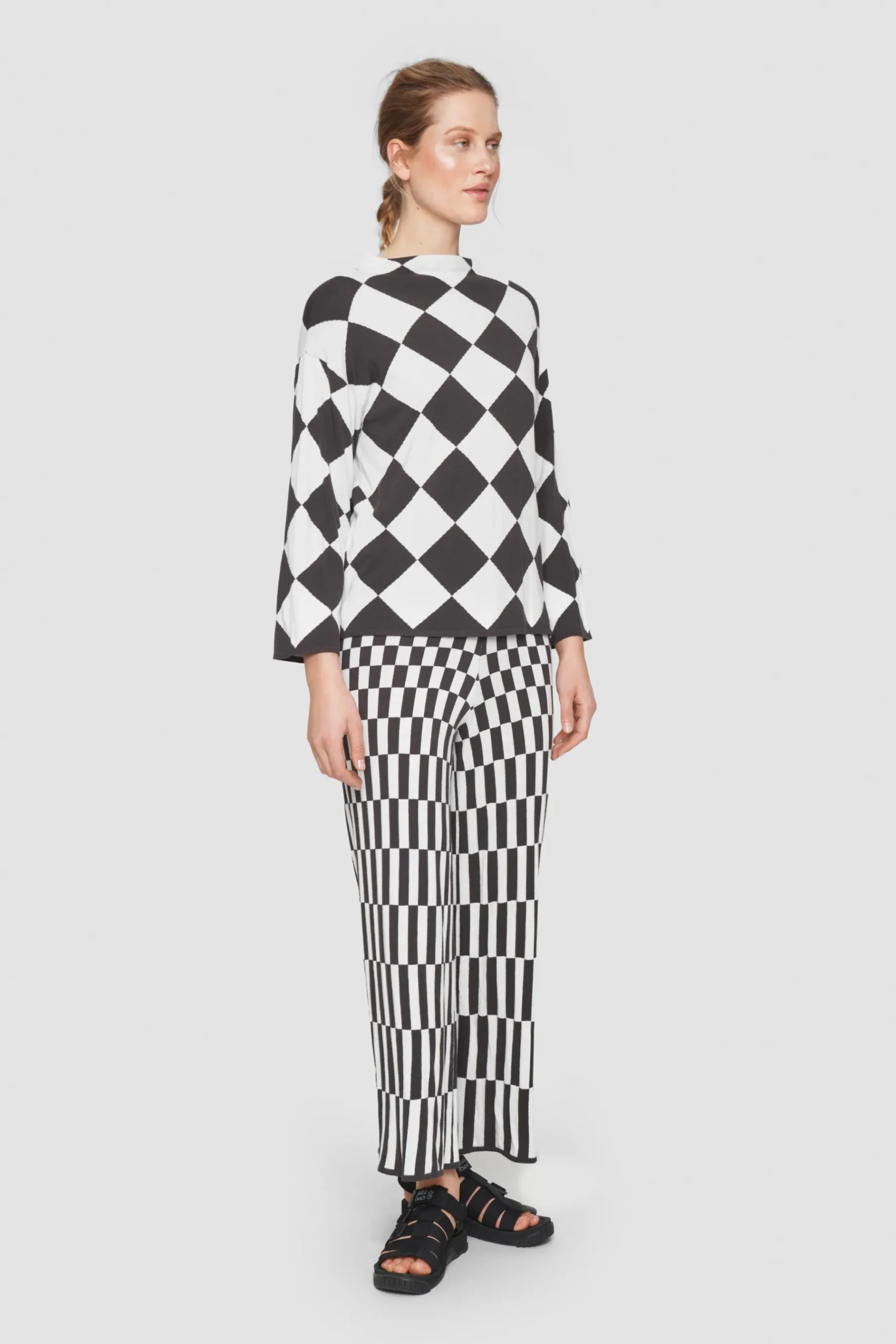 Floret Knit Langaermet Bluse-BITTE KAI RAND Clearance