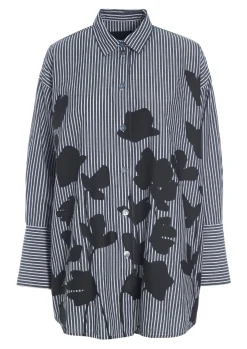 Flowers & Stripes Skjorte-BITTE KAI RAND Sale