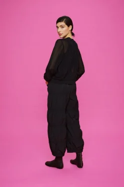 Fuwatto Georgette Fsc Bluse Med Knapper-BITTE KAI RAND Best