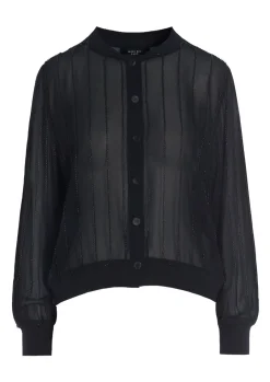 Fuwatto Georgette Fsc Bluse Med Knapper-BITTE KAI RAND Best