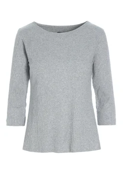 Globe Rib Bluse Med 3/4 Aerme-BITTE KAI RAND Sale