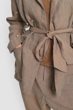 Lazy Linen Jakke Med Sten-BITTE KAI RAND Best