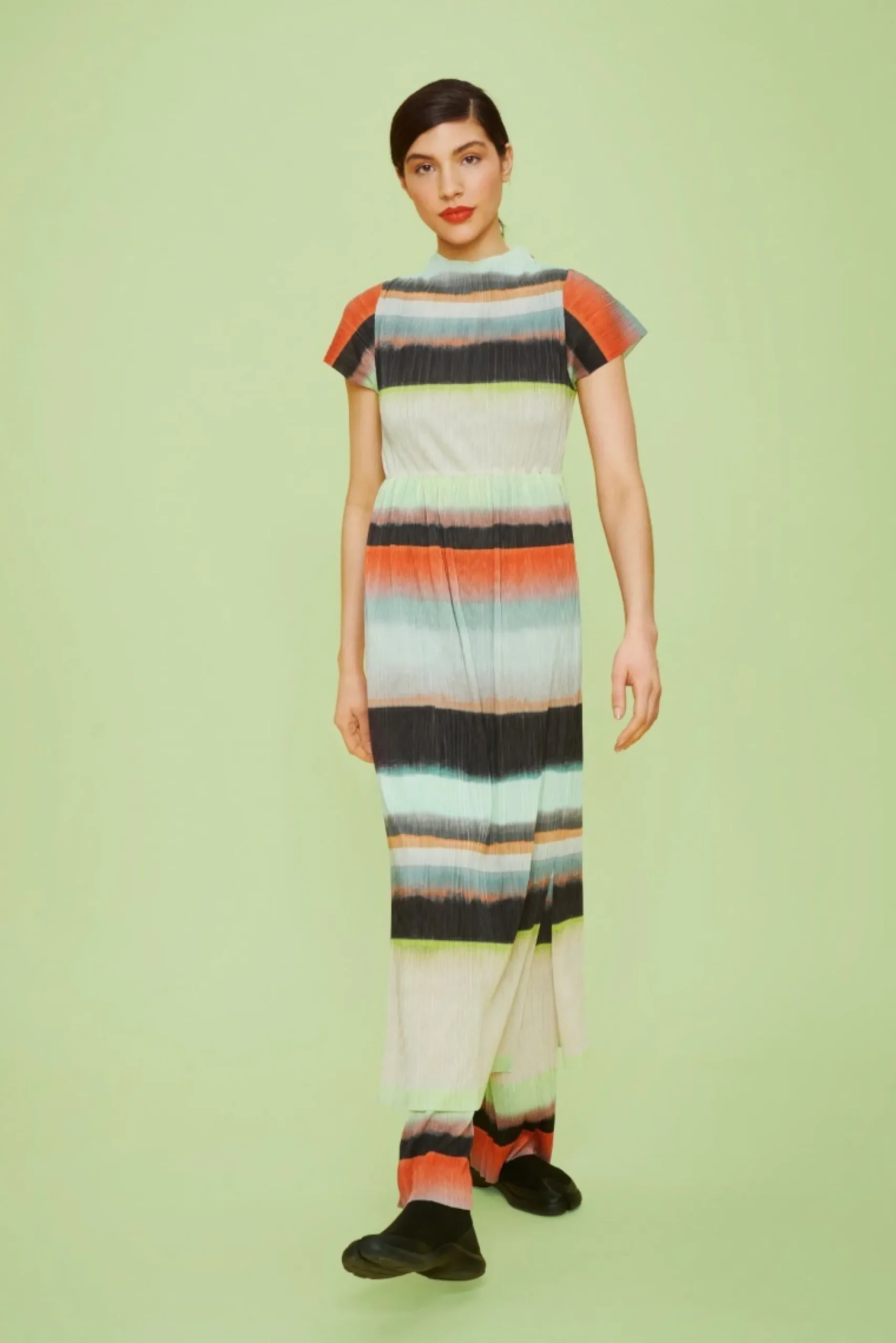 Liquorice Stripe Kjole-BITTE KAI RAND Hot