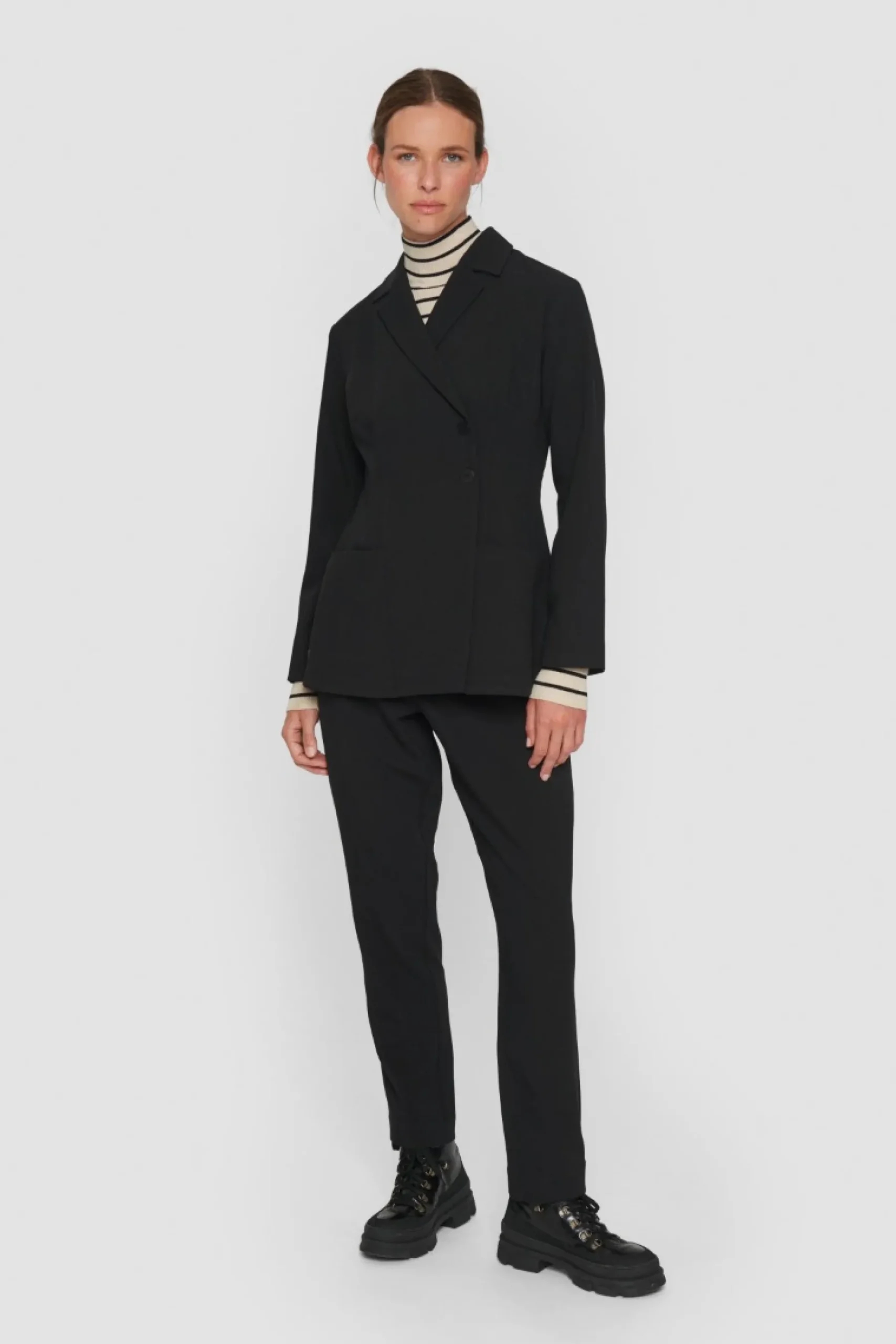 Lux Stretch Blazer Jakke-BITTE KAI RAND Clearance