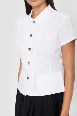 Paper Poplin Skjorte-BITTE KAI RAND Clearance