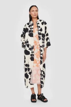 Peony & Waves Kjole Med Knapper-BITTE KAI RAND