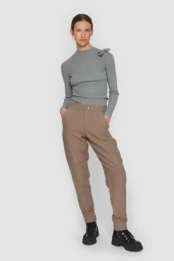 Saku Knit Bluse Med Slojfe-BITTE KAI RAND