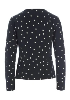 Scattered Dot Jersey Bluse-BITTE KAI RAND Best