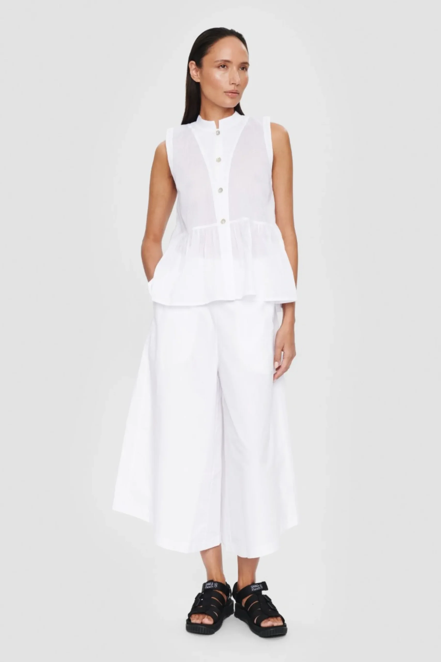 Shoji Aermelos Skjorte-BITTE KAI RAND Discount