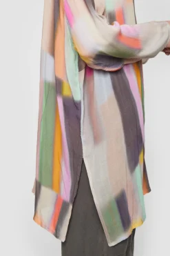 Soft Colour Block Fsc Skjorte-BITTE KAI RAND Clearance