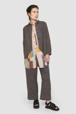 Soft Colour Block Fsc Skjorte-BITTE KAI RAND Clearance