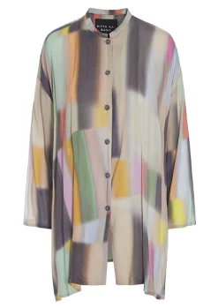 Soft Colour Block Fsc Skjorte-BITTE KAI RAND Clearance