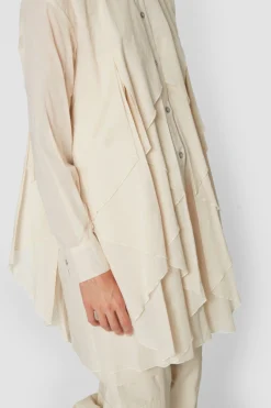 Washi Voile Origami Skjorte-BITTE KAI RAND Hot