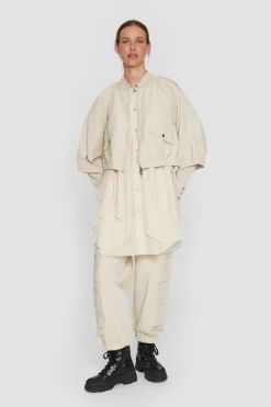 Washi Voile Origami Skjorte-BITTE KAI RAND Hot