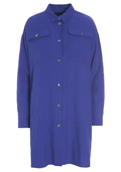 Wrinkle Viscose Lang Skjorte-BITTE KAI RAND Outlet