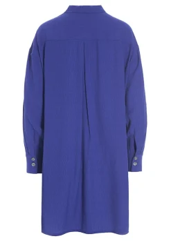 Wrinkle Viscose Lang Skjorte-BITTE KAI RAND Outlet